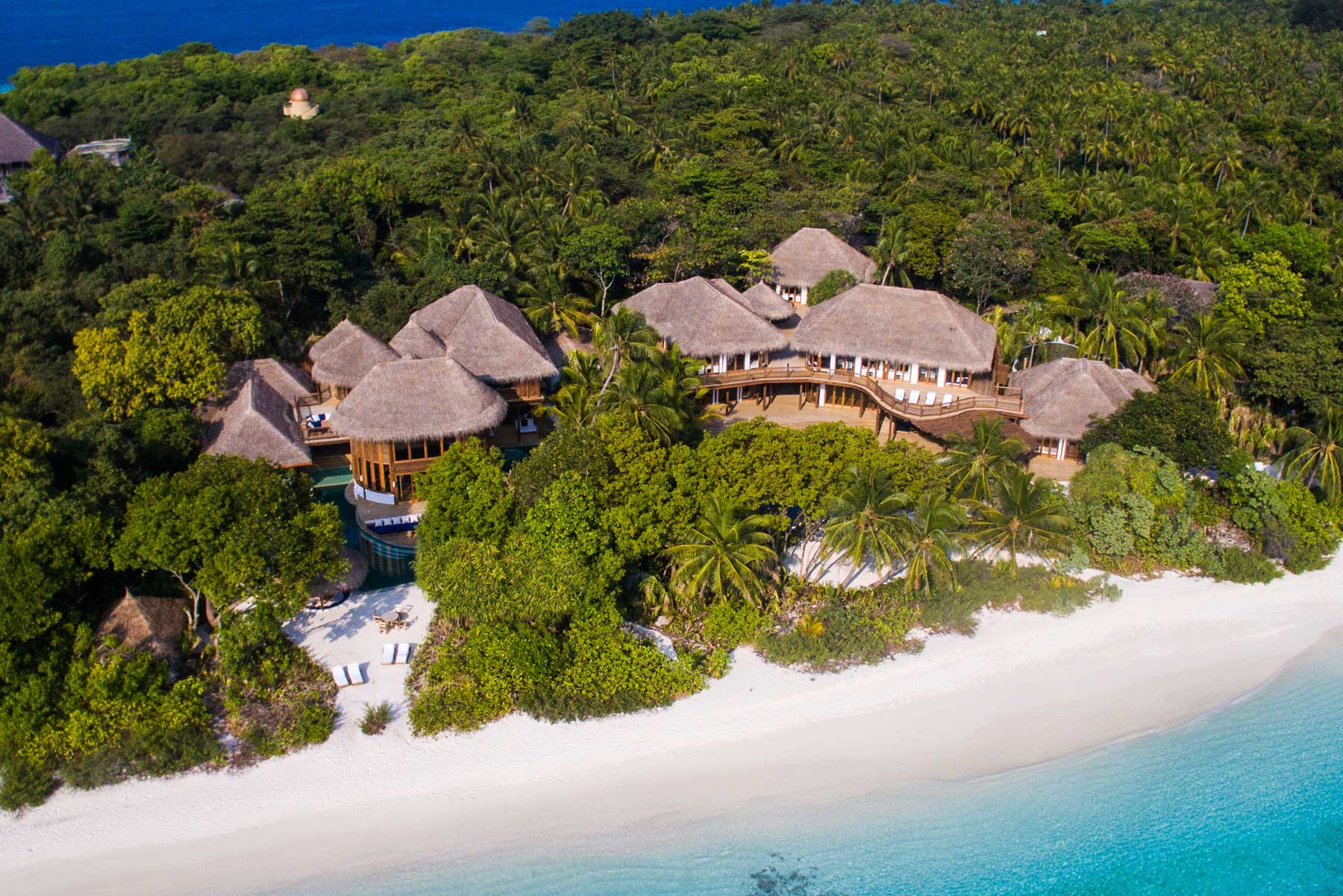 The Sunset Villas - aerial view of Villa 41 and 42